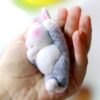 Lazy Rabbit Needle Felting Kit for Beginners Craft Kit Mother's Day Gift 4inch - Image 2