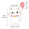 White Cat with Frame Needle Felting Kit for Beginners with Everything to Make - Image 4