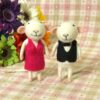 Mice Couple Needle Felting Kit for Beginners Craft Kit Mother's Day Gift 4inch - Image 4