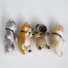 4 Animal Needle Felting Kits 4 inch Height - They Are Friends DIY Craft Kit for Beginner Mother's Day, Birthday Present - Image 2