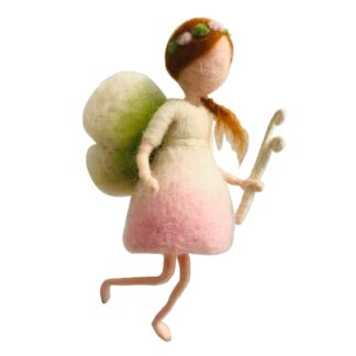 Green Wing Elf Needle Felting Kit for Beginners DIY Craft Kit 6 inch Height