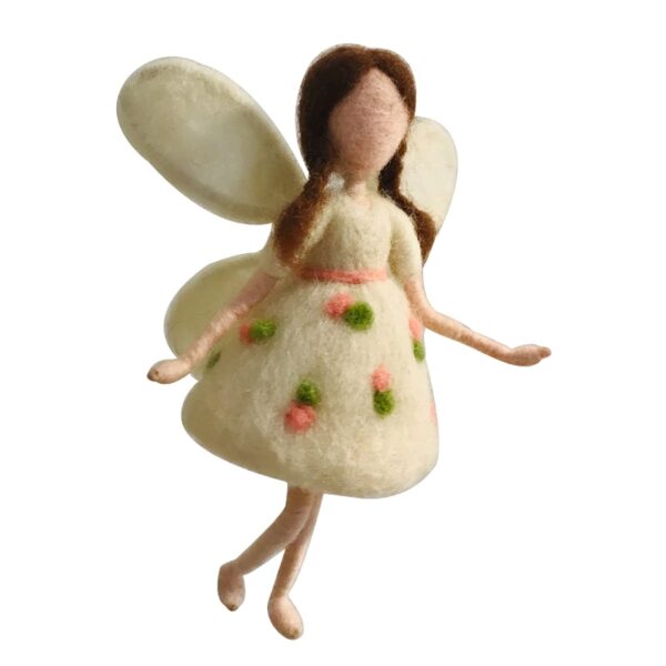 White Wing Elf Needle Felting Kits Friendly Instruction DIY Craft Kit for Beginners 6inch