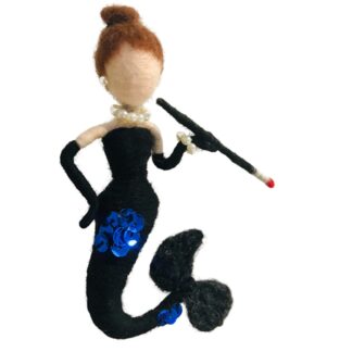 Mermaid Elf Needle Felting Kit for Beginners DIY Craft Kit 6 inch Height