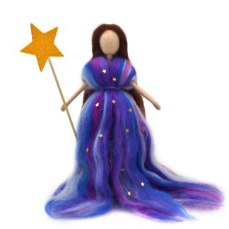 Fairy Queen Needle Felting Kit for Beginners with Magic Stick (A)