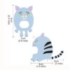 Fat Cat Needle Felting Kit for Beginners Craft Kit Mother's Day Gift - Image 4