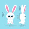 Rabbit Needle Felting Kit for Beginners Craft Kit Mother's Day Gift - Image 3
