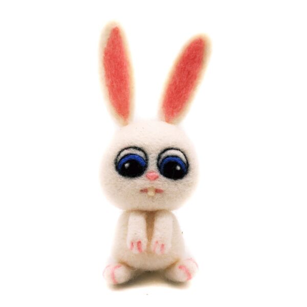 Rabbit Needle Felting Kit for Beginners Craft Kit Mother's Day Gift
