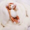 Lazy Cat Needle Felting Kit for Beginners Craft Kit Mother's Day Gift 4inch - Image 2
