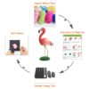 Flamingo Needle Felting Kit for Beginners Craft Kit Mother's Day Gift 16CM - Image 2