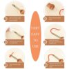 Christmas Coasters Punch Needle Kit for Beginners, Including 20cm Hoop, Pattern, Cotton Threads, Punch Needles, Instruction Punch Needle Starter Kit - Image 11