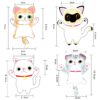 4 Brooch Cat Needle Felting Kits for Beginners Craft Kits Gift for Mother's Day Birthday - Image 5