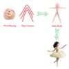 4 inch Pre-made Felt Body Frames to Make Fairies, Mummies, Gnomes, Aliens Easier - Needle Felting Supplies - Image 3