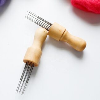 8 in 1 Needle Felting Needles Wooden Handle