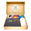 Total 120g Needle Felting Wool 16 Colors with Pad, 5 Needles, 1 Pair Leather Finger Guards for Felting Starter Kit - Image 7