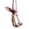 Swing Rabbit and Raccoon Needle Felting Kits for Beginners 4 Inch Height Mother's Day Craft Kit for Mom, Grandma - Image 2