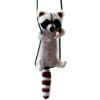 Swing Rabbit and Raccoon Needle Felting Kits for Beginners 4 Inch Height Mother's Day Craft Kit for Mom, Grandma - Image 3