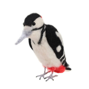 Wood Pecker Needle Felting Kit for Beginners DIY Craft Kit Include Everything to Make