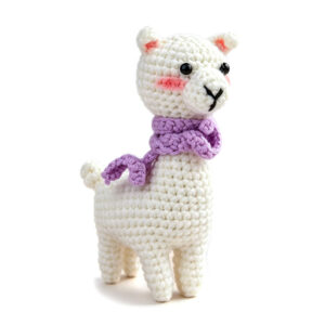 Lamb Crochet Kit for Beginners, DIY Handmade Plush Animal Craft Set